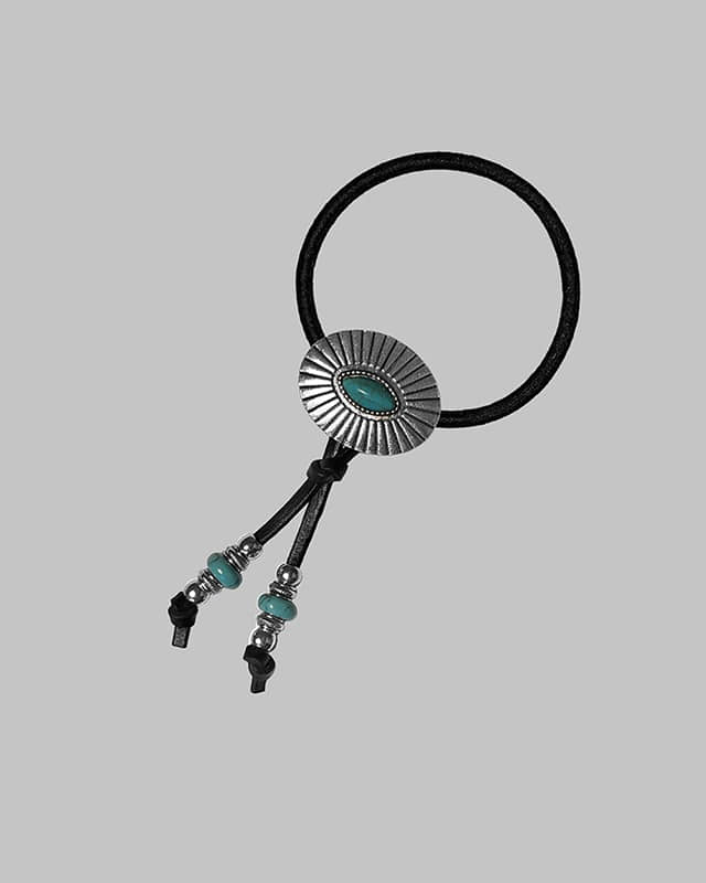 Turquoise Concho Hair Band 3